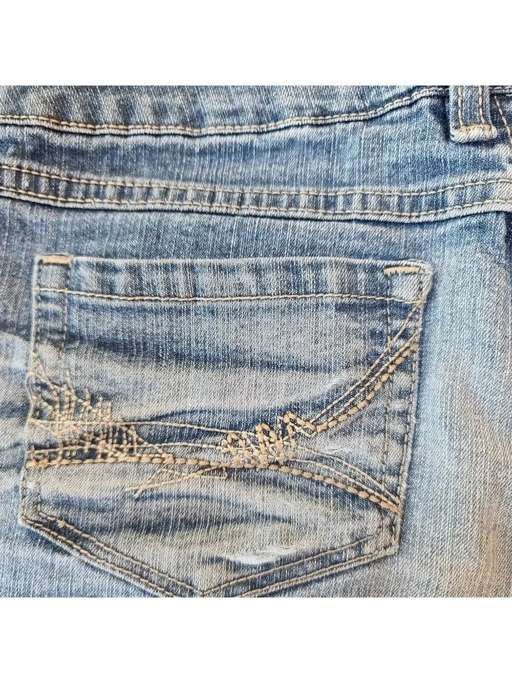 Mudd Girl's Denim Shorts Size 14 EUC Blue